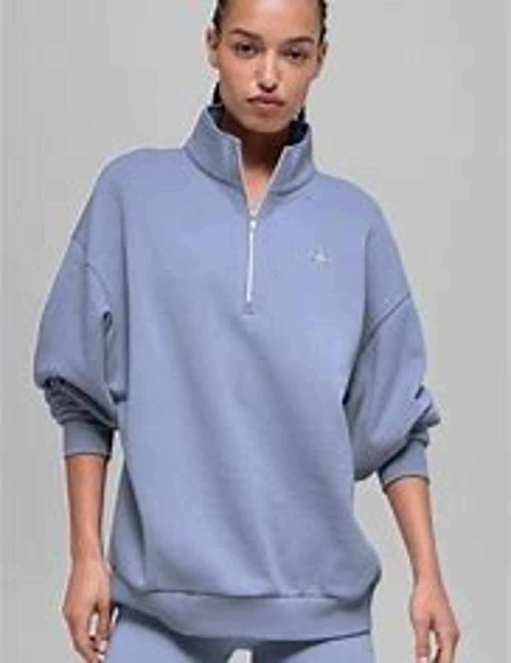 Alo Accolade 1/4 Zip Pullover, Winter Frost XS